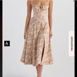 House of CB Carmen Sundress Peony Dress